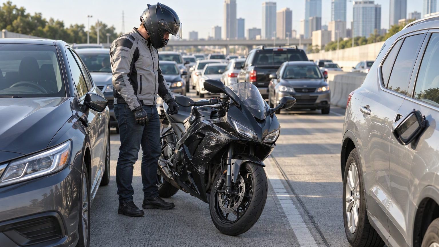 Is Lane Splitting Legal in Texas After a Crash?
